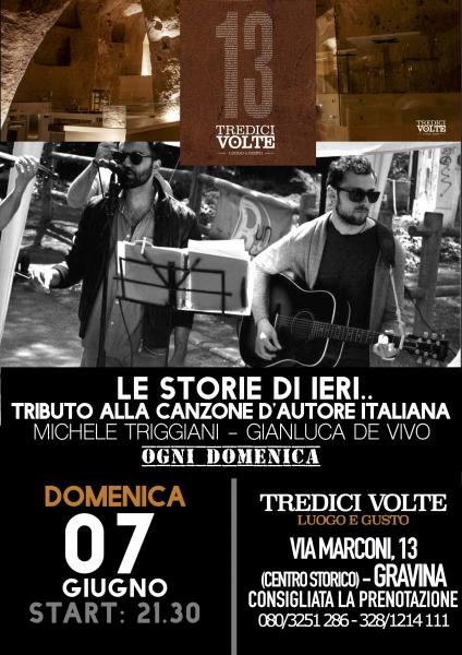Le storie di ieri... Omaggio alla canzone d'autore Italiana