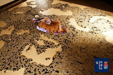 THE KEYBOARD - Installazione di MASSIMILIANO MANIERI - "Notte della Cultura - Taranto"