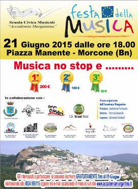 FESTA EUROPEA DELLA MUSICA 2015 “ Solstizio d’Estate”