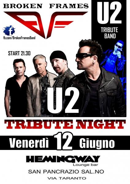 U2 TRIBUTE NIGHT - Broken Frames U2 COVER BAND