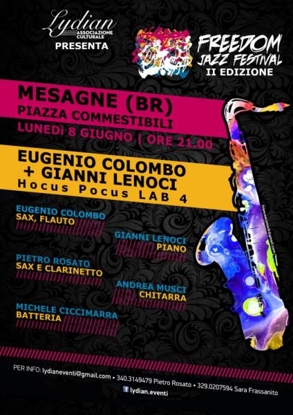 Freedom Jazz Festival - ii Edizione - Hocus Pocus Lab 4 + Eugenio Colombo