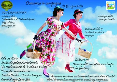 La favolosa tavola di Angelina e Violetta+soundscape concerto elettroacustico