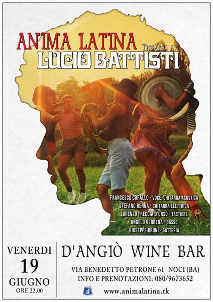 Tributo a LUCIO BATTISTI con gli Anima Latina