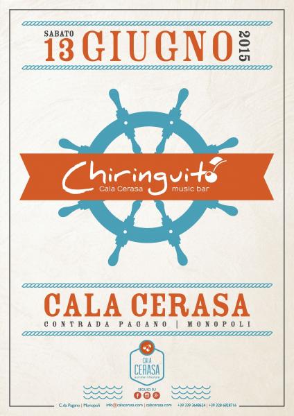 Sabato 13 Giugno, Chiringuito music bar, tra drink e lucine colorate.