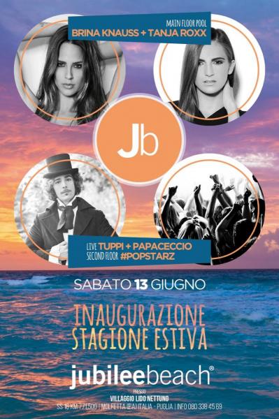 Jubileebeach, Apertura della stagione estiva 2015, summer opening season.