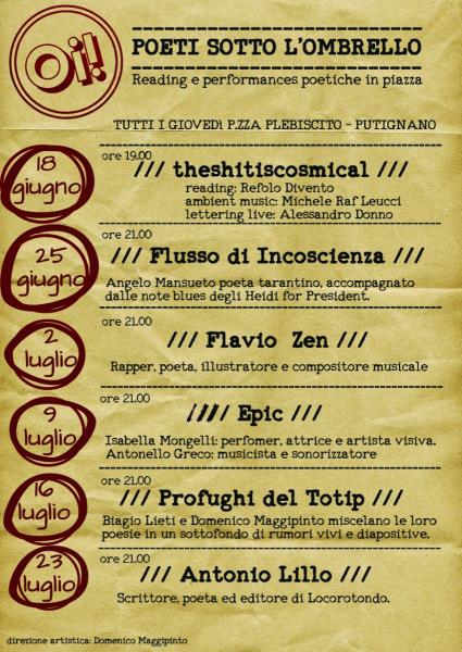 Poeti Sotto L’Ombrello