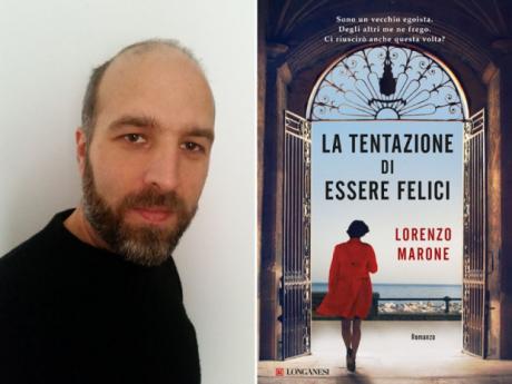 Lorenzo Marone presenta “La tentazione di essere felici”. Dialoga con l’autore Nando Cannone