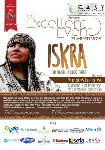 Iskra Menarini in concerto a Molfetta