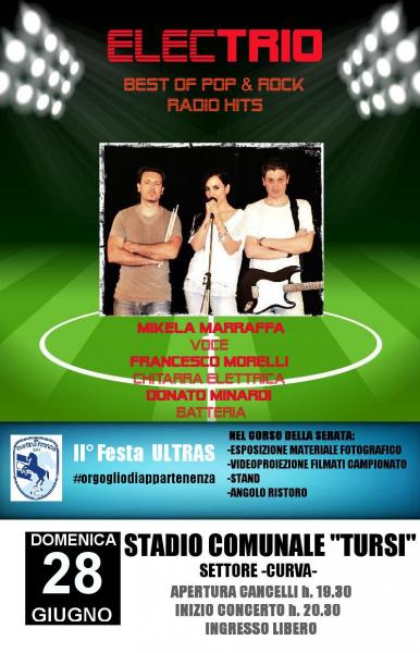 ElecTRIO in concerto allo STADIO TURSI (Festa Ultras)