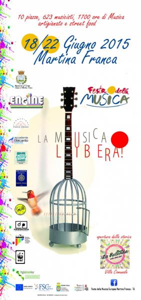 Il Programma Della Festa Europea della Musica a Martina Franca Giovedi 18 giugno