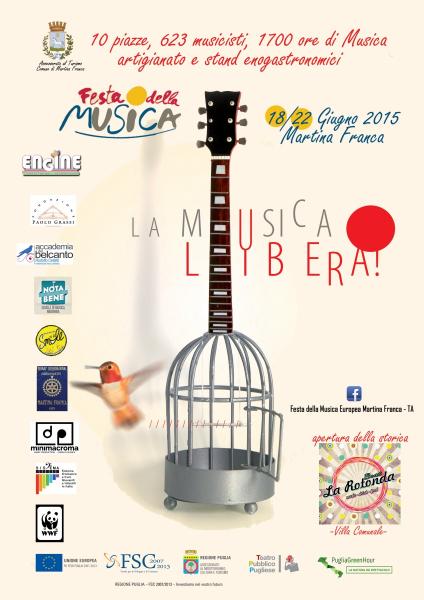 Il Programma Della Festa Europea della Musica a Martina Franca Venerdi 19 Giugno