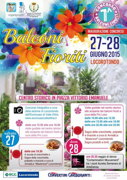 Balconi Fioriti 2015 - 7^ Edizione - Locorotondo