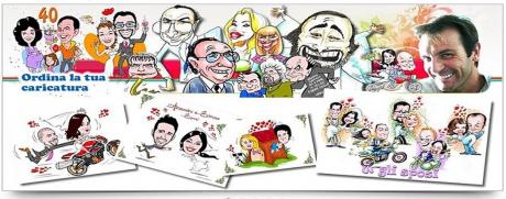 Alberto De Lazzari - caricature LIVE in spiaggia