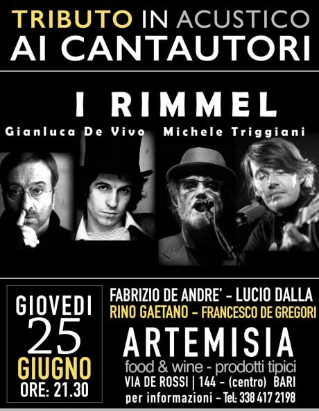 Omaggio In Acustico ai Grandi Cantautori della musica Italiana: Francesco De Gregori-Lucio Dalla-Fabrizio De Andrè e "Friends"