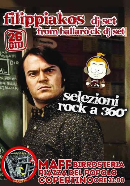 FILIPPIAKOS (da Ballaròck) al MAFF. Selezioni rock a 360°