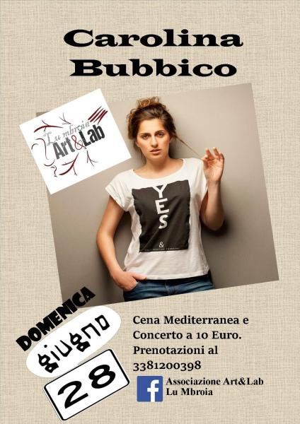 Carolina Bubbico Live - solo!