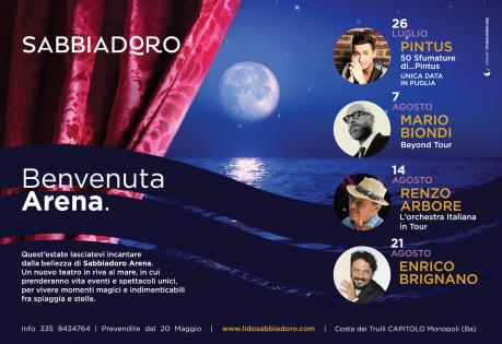 Sabbiadoro Arena: Estate 2015