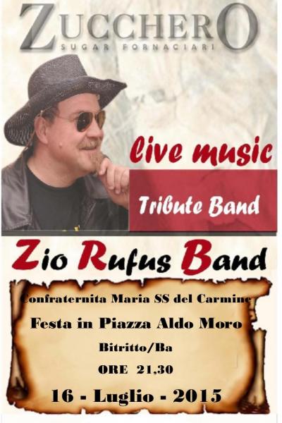 Zucchero Fornaciari by Zio Rufus Band Tributeband