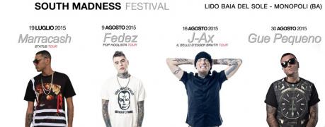 South Madness Festival: Fedez, J-Ax, Marracash e Guè Pequeno a Monopoli