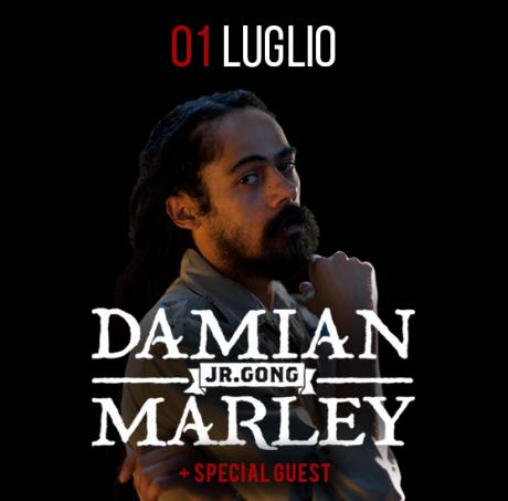 Rock in Roma: Damian Jr. Gong Marley in concerto