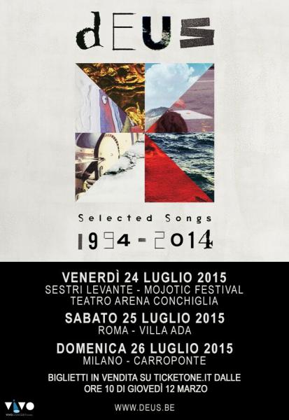 Roma incontra il Mondo: DEUS in concerto