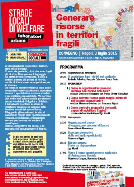 Generare risorse in territori fragili
