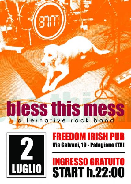 Bless This Mess in concerto al Freedom Irish Pub
