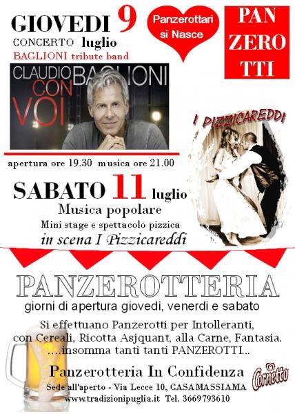 Una serata ricca di storia e tradizione omaggio a Claudio Baglioni