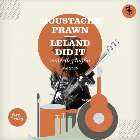 Ricrea: MOUSTACHE PRAWN + LELAND DID IT live
