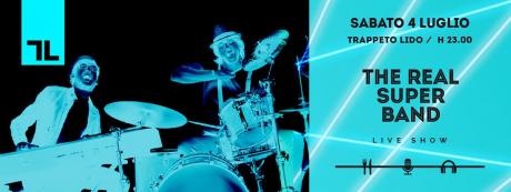 The Real Super Band in concerto e dj Nicola di Venere al Trappeto Lido