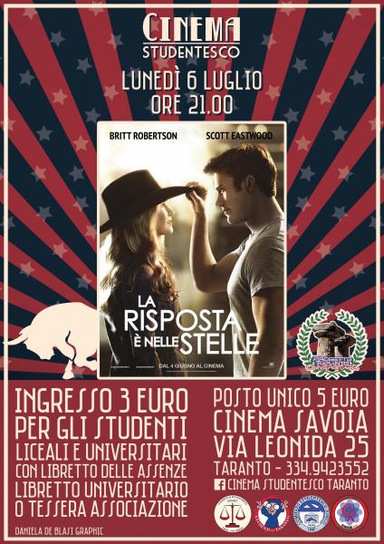"La risposta è nelle stelle" in rassegna al Cinema Savoia