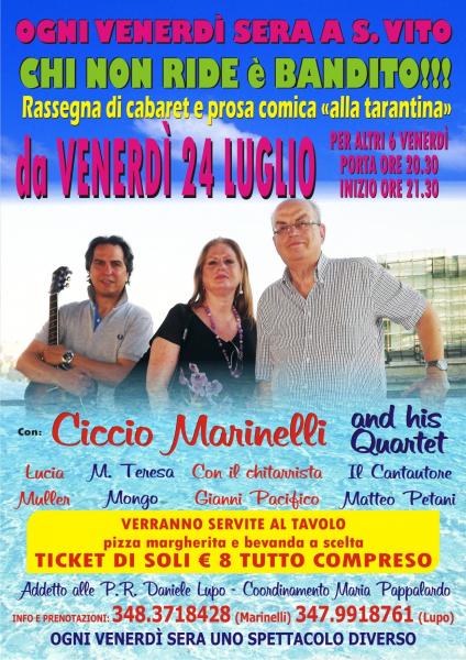 Il Ritorno Di Ciccio Marinelli alla Pizzeria Puccy Bar