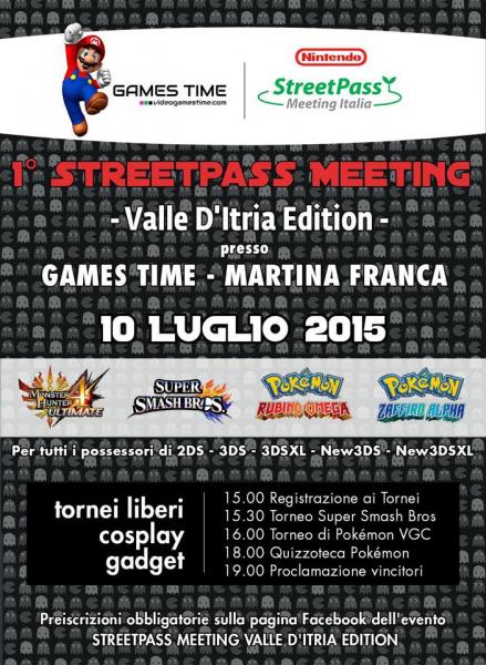 1° STREETPASS MEETING  - Valle D'Itria Edition