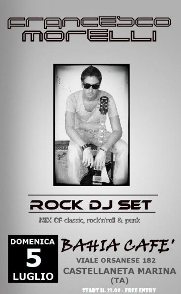 Francesco Morelli dj set al Bahia