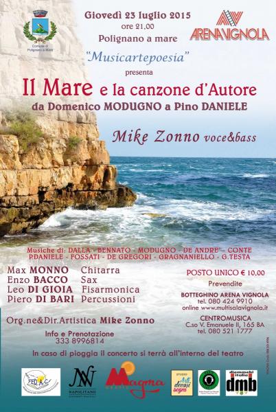 "IL MARE e la canzone d'Autore" da Domenico MODUGNO a Pino DANIELE