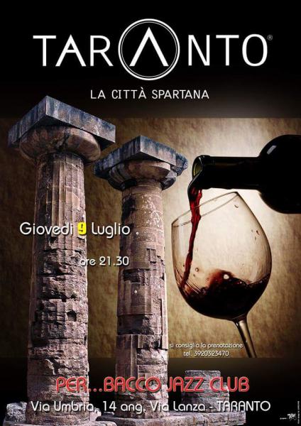 Presentazione di "TARANTO, CITTA' SPARTANA" - Giovedi' 9 Luglio ore 21.30