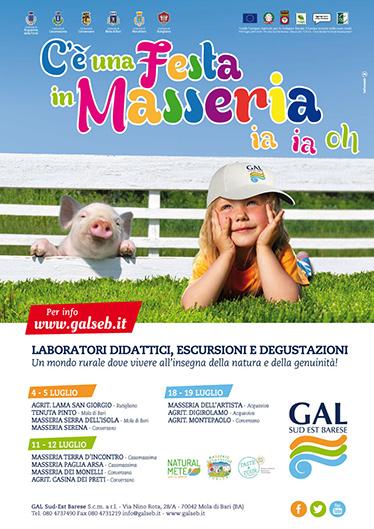C'è una festa in Masseria ia ia oh