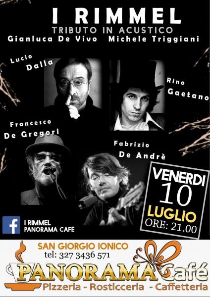 Omaggio In Acustico ai Grandi Cantautori della musica Italiana: Francesco De Gregori-Lucio Dalla-Fabrizio De Andrè e "Friends"