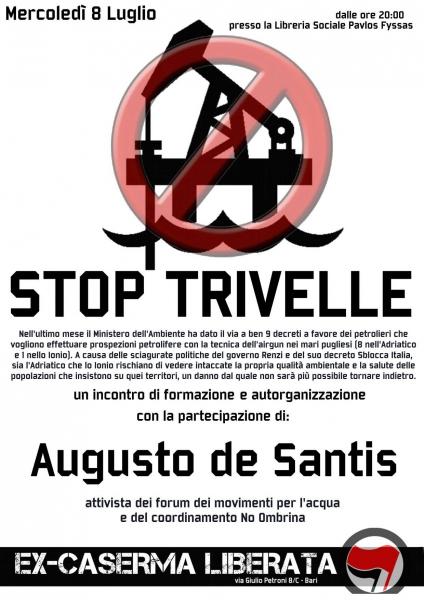 [08.07.2015] STOP TRIVELLE - Un'incontro di formazione con Augusto de Santis