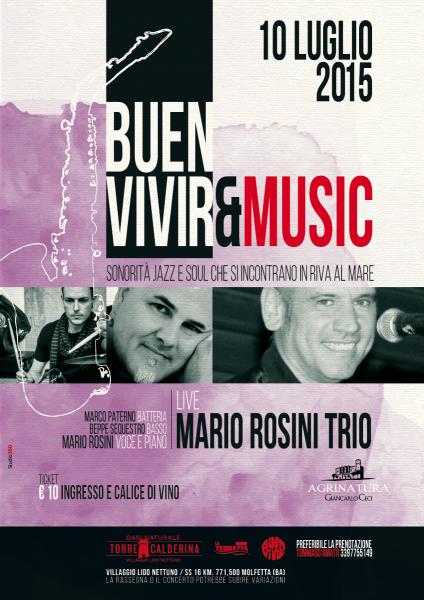 Mario Rosini Trio al  Buen Vivir & Music
