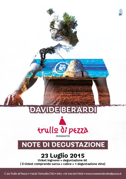 Note di degustazione:  Davide Berardi in concerto