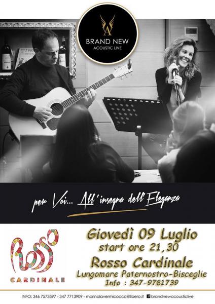 "Brand New Acoustic Live" at ROSSO CARDINALE