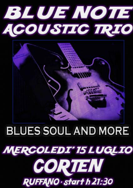 Blue Note Acoustic Trio at Corten Ruffano