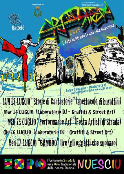 Rassegna ARTinSTRADA dal 13 al 17 Luglio