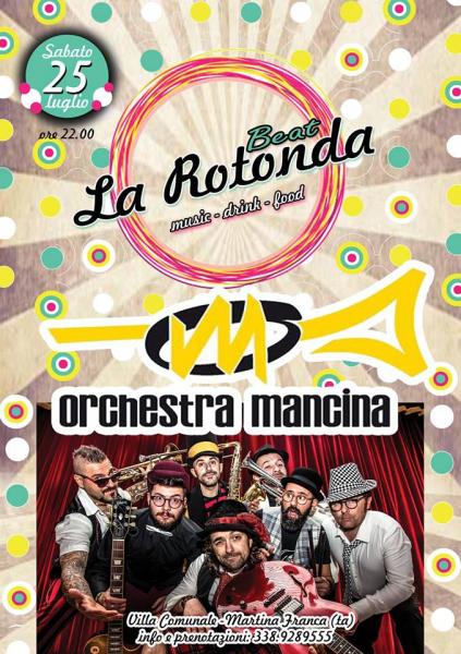 L'ORCHESTRA MANCINA alla Rotonda Beat