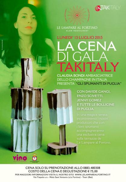 La cena di gala TakItaly con Claudia Bondi