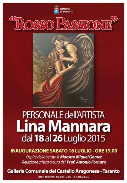 Mostra pittorica"ROSSO PASSIONE" di Lina Mannara