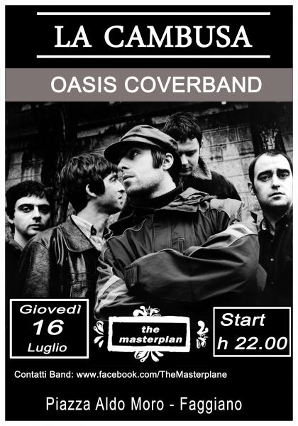 The Masterplan Oasis Coverband live at La Cambusa