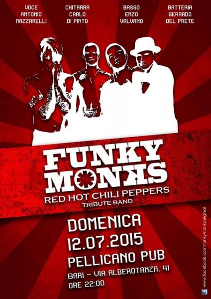 Funky Monks RHCP tribute live at Pellicano Bari