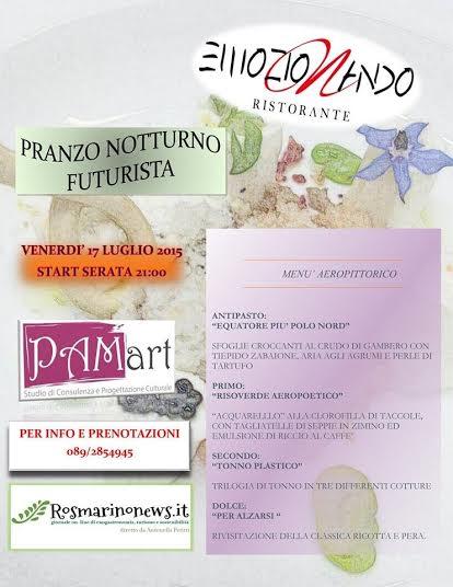 Pranzo Notturno Futurista